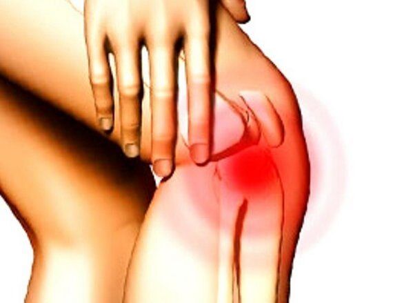 Douleur lancinante au genou causée par une blessure au ménisque.